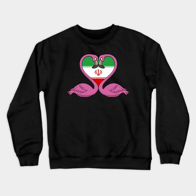 Flamingo Iran Crewneck Sweatshirt by RampArt
